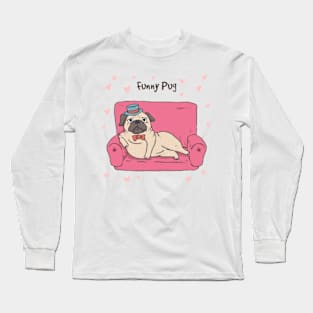 Relax pug Long Sleeve T-Shirt